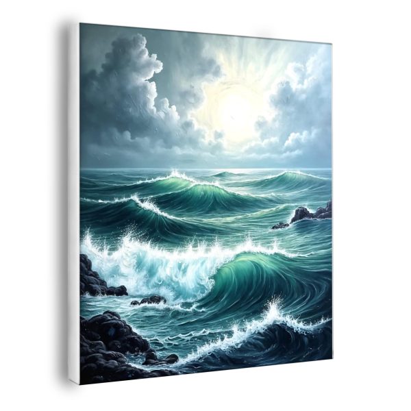 Version 1.0.0 Waves of Light, 40 × 50 cm (16"x20"), 24-colors