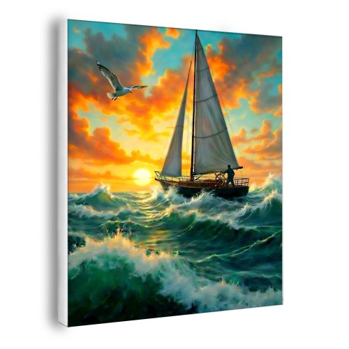 Version 1.0.0 Sunset Sailing, 40 × 50 cm (16"x20"), 36-colors