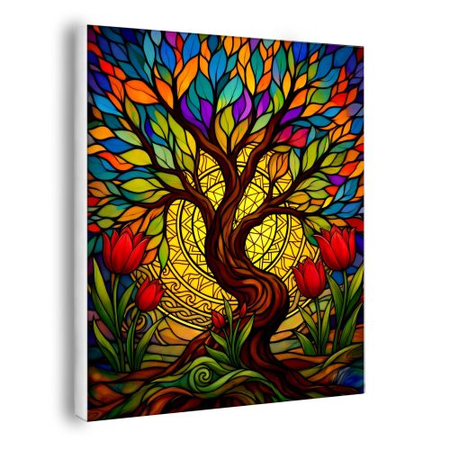 Version 1.0.0 Glass Tree, 40 × 50 cm (16"x20"), 24-colors