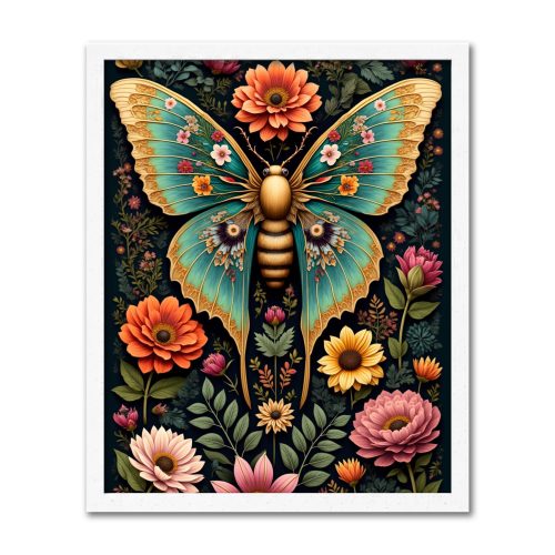 Version 1.0.0 Wildflower Wings, 40 × 50 cm (16"x20"), 36-colors