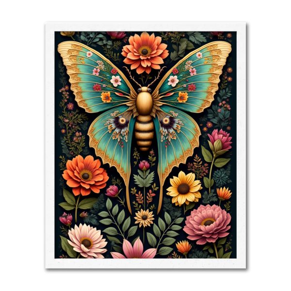 Version 1.0.0 Wildflower Wings, 40 × 50 cm (16"x20"), 36-colors