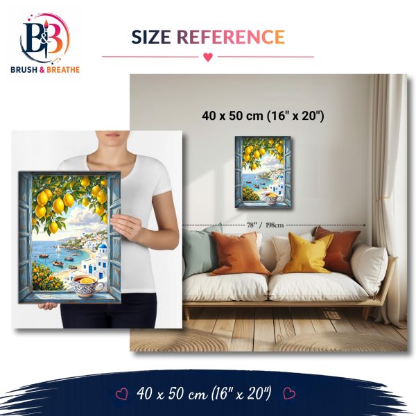 Version 1.0.0 Lemon Tea, 40 × 50 cm (16"x20"), 36-colors