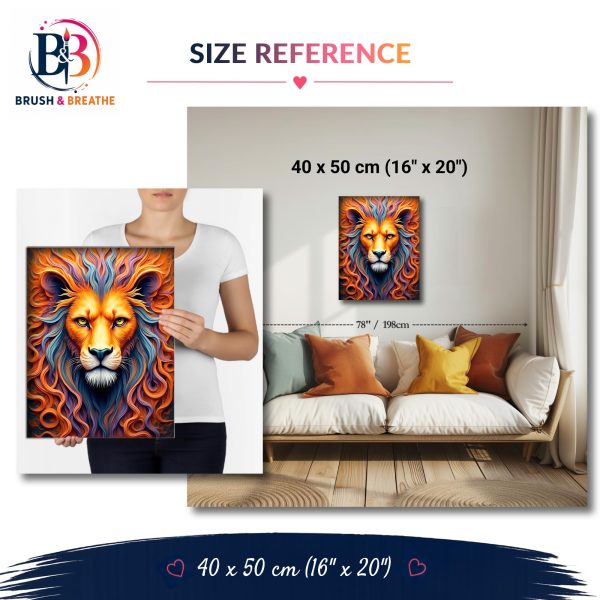 Blaze, 40 × 50 cm (16"x20"), 24-colors