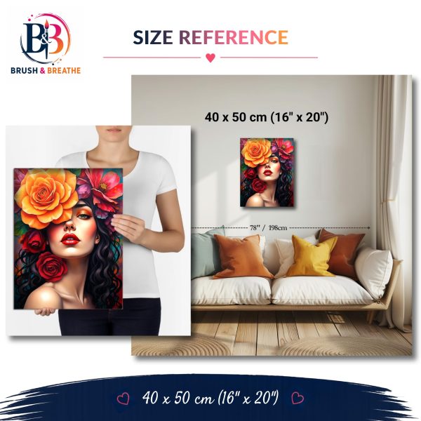 Version 1.0.0 Rose Goddess, 40 × 50 cm (16"x20"), 24-colors
