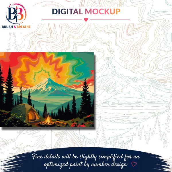 Version 1.0.0 Mt. Shasta Sunrise, 50 × 40 cm (20"x16"), 36 colors