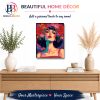 Beautiful Goddess with Floral Crown, 40x50cm (16"x20"), 24-colors