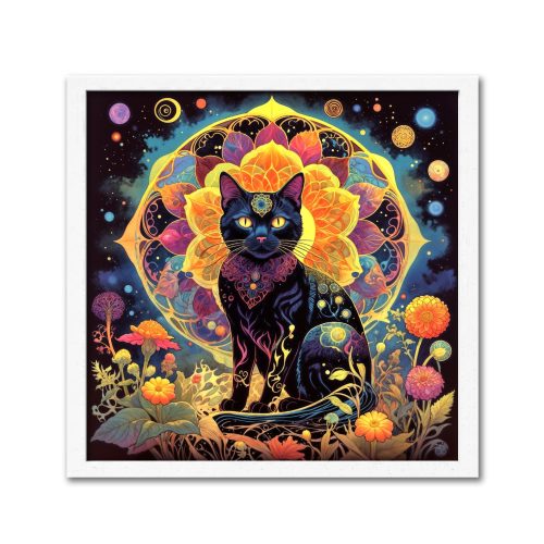 Version 1.0.0 Third Eye Cat, 40 × 40 cm (15.75"x15.75"), 24 colors