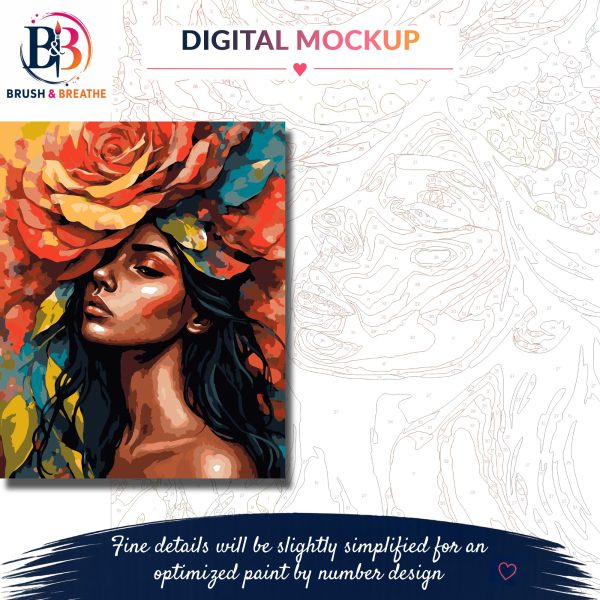 Version 1.0.0 Painted Goddess, 40x50cm (16"x20"), 36-colors