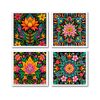 Version 1.0.0 Bloom & Breathe, set of 4 x 30.5 × 30.5 cm (12"x12"), 36-colors