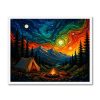 Version 1.0.0 Cosmic Camping, 50 × 40 cm (20"x16"), 36 colors