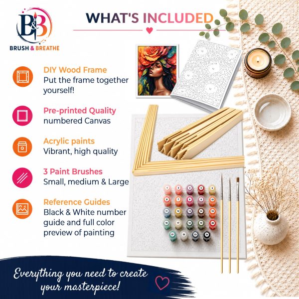 Version 1.0.0 Painted Goddess, 40x50cm (16"x20"), 36-colors
