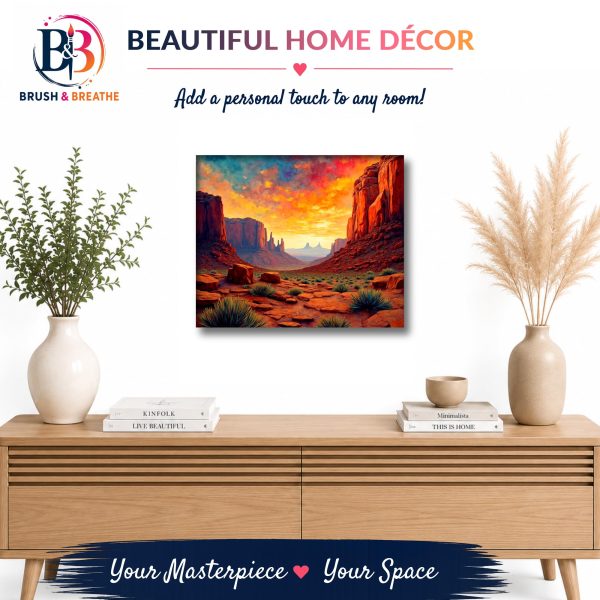 Version 1.0.0 Mesa Sunset Glow, 50 × 40 cm (20"x16"), 24 colors
