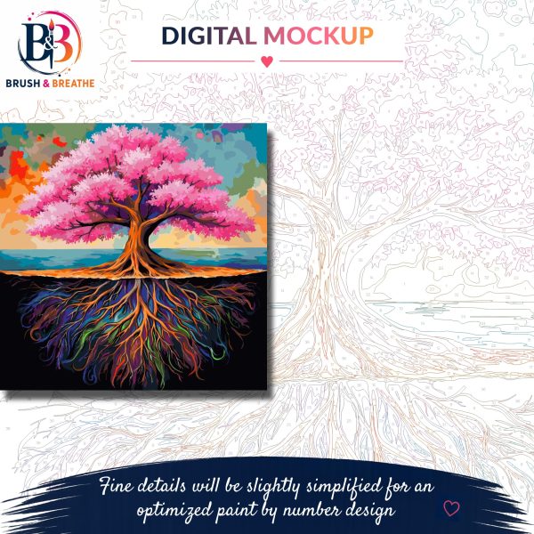 Version 1.0.0 Beneath The Blossoms, 50 × 50 cm (19.7”x19.7”), 36 colors