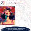 Beautiful Goddess with Floral Crown, 40x50cm (16"x20"), 24-colors