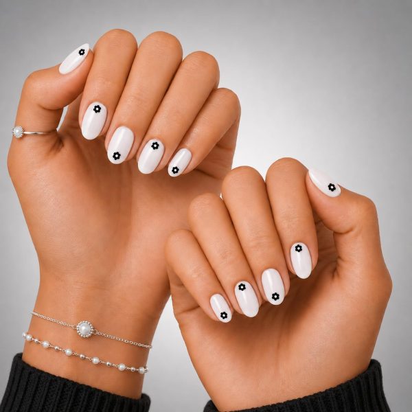 Tiny Blooms - Extra Short Oval