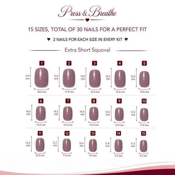 Perfectly Plum - Extra Short Squoval