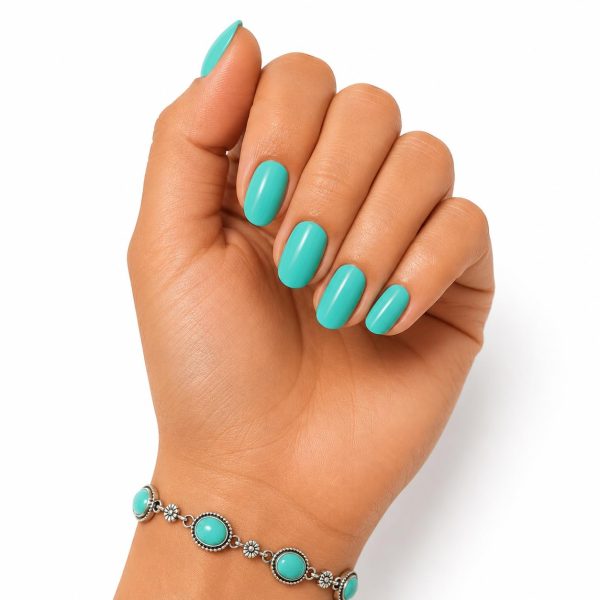 Out of Office - Turquoise - Extra Short Oval