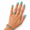 Out of Office - Turquoise - Extra Short Oval