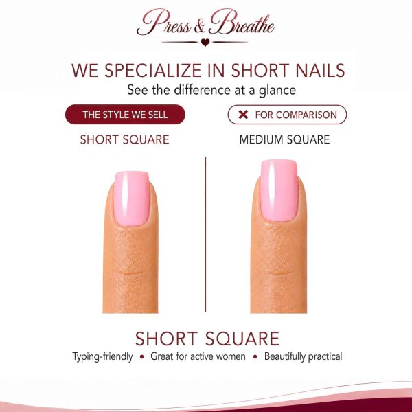 Bordeaux - Dark Red - Short Square