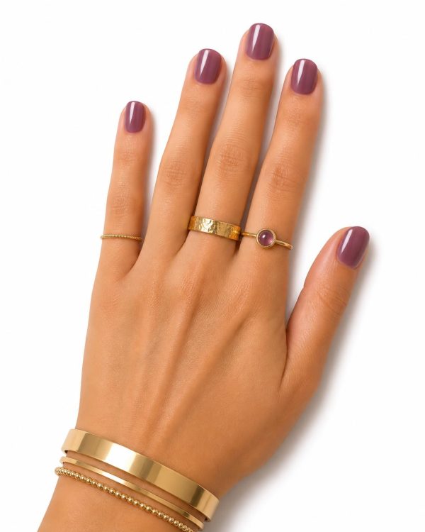 Perfectly Plum - Extra Short Squoval
