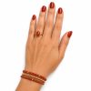 Carnelian Sunset - Extra Short Squoval