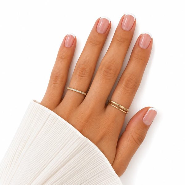 Version 1.0.0 Sunday in Paris - French Tips - Extra Short Squoval