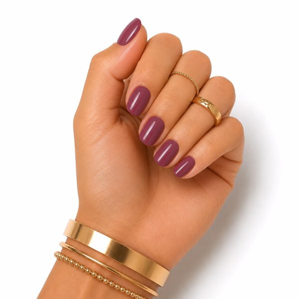 Perfectly Plum - Extra Short Squoval