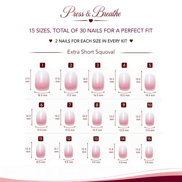 Version 1.0.0 Blushing Mist - Extra Short Squoval