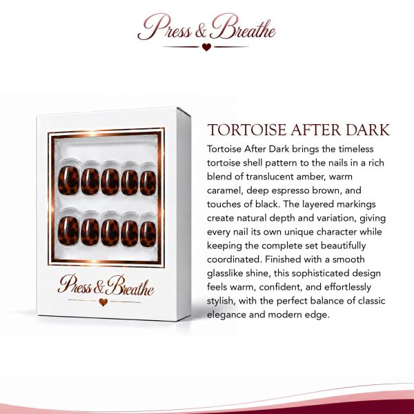 Version 1.0.0 Tortoise After Dark - Extra Short Squoval