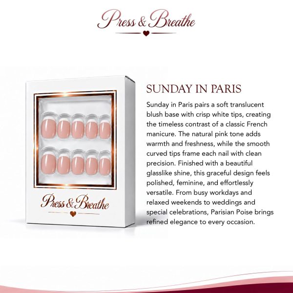 Version 1.0.0 Sunday in Paris - French Tips - Extra Short Squoval