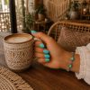 Out of Office - Turquoise - Extra Short Oval